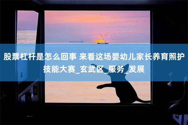 股票杠杆是怎么回事 来看这场婴幼儿家长养育照护技能大赛_玄武区_服务_发展